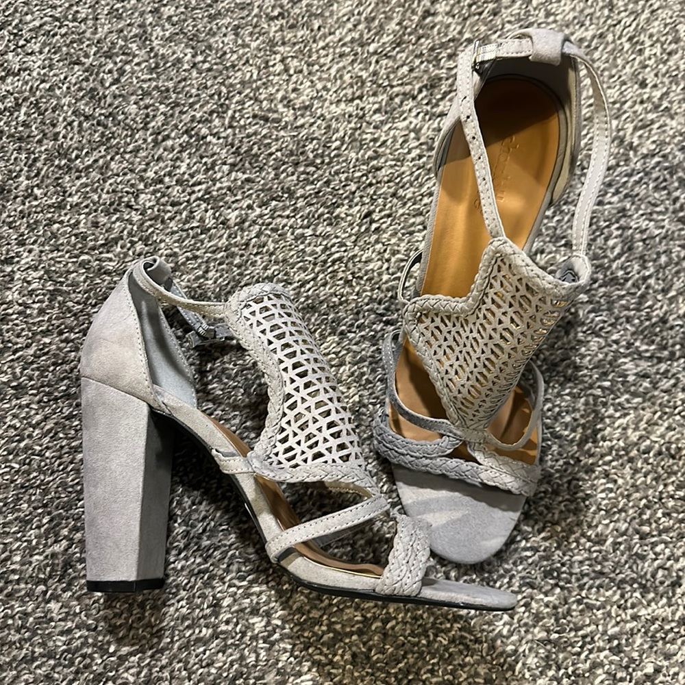 Charlotte Russe “cashmere gray” heels
